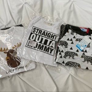 3 Packs of 6 Month Toddler Matching Ensembles.